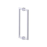 Kartners - MADRID - 18-inch Double Shower Door Handle-Polished Chrome - Polished Chrome