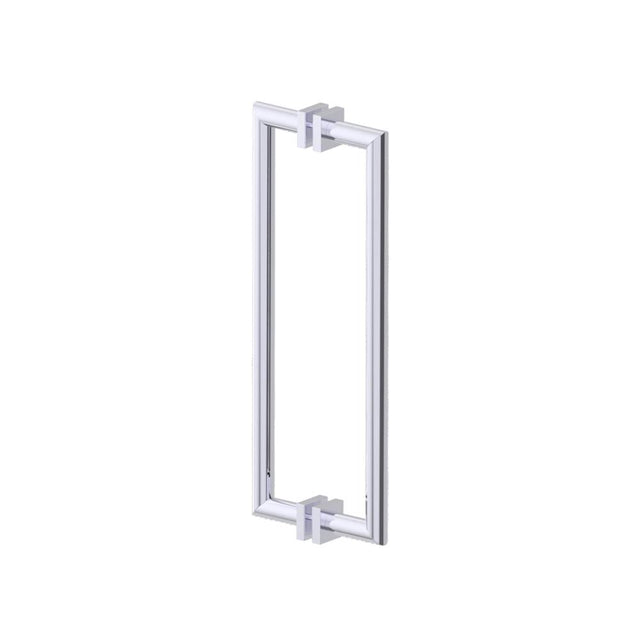 Kartners - MADRID - 18-inch Double Shower Door Handle-Polished Chrome - Polished Chrome