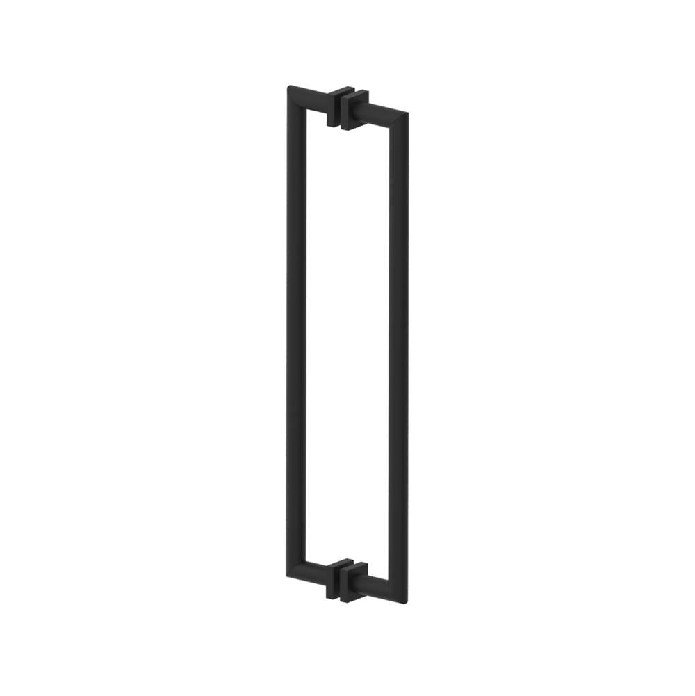 Kartners - MADRID - 24-inch Double Shower Door Handle-Matte Black - Matte Black