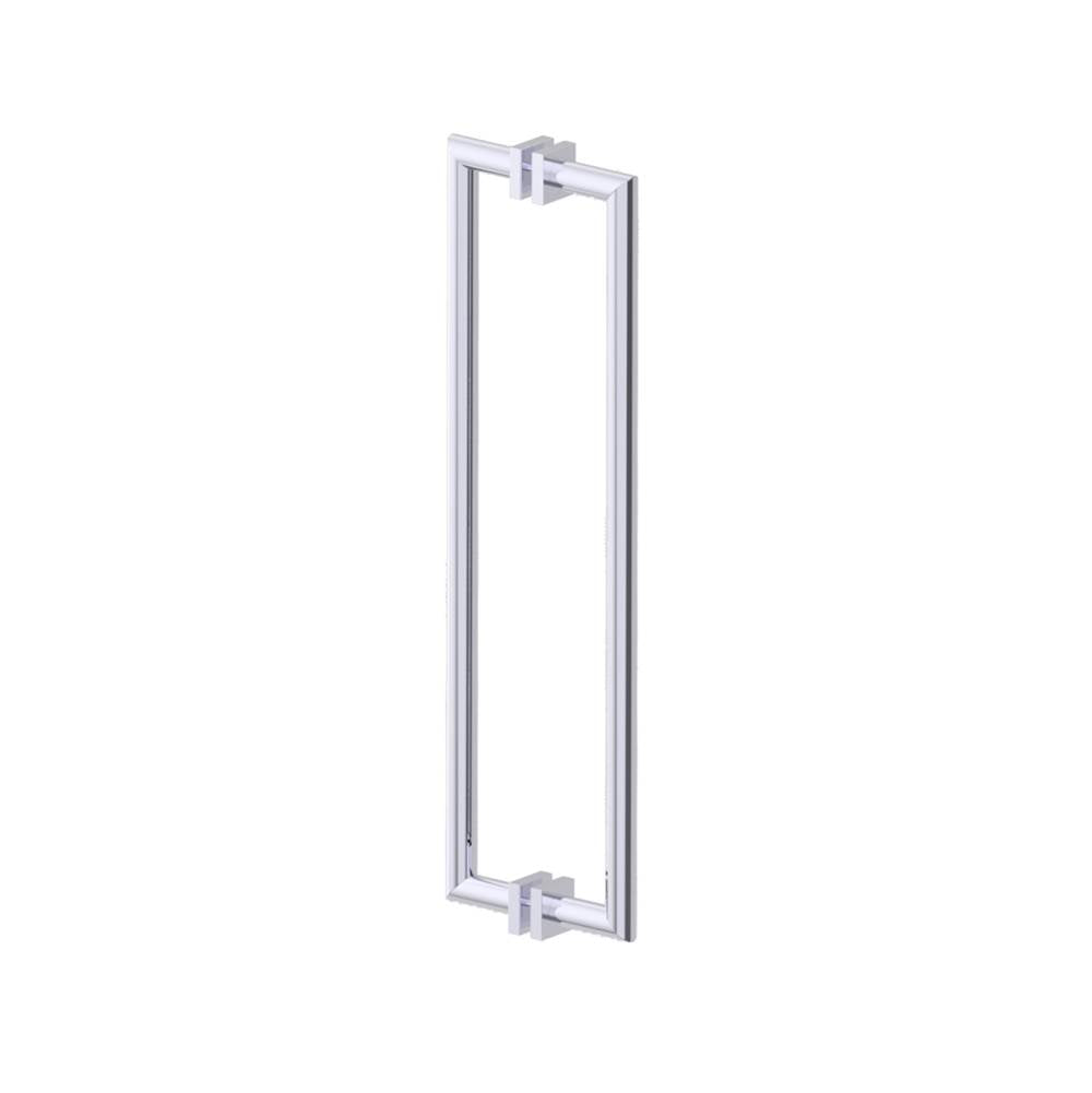 Kartners - MADRID - 24-inch Double Shower Door Handle-Polished Chrome - Polished Chrome