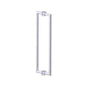 Kartners - MADRID - 24-inch Double Shower Door Handle-Polished Chrome - Polished Chrome