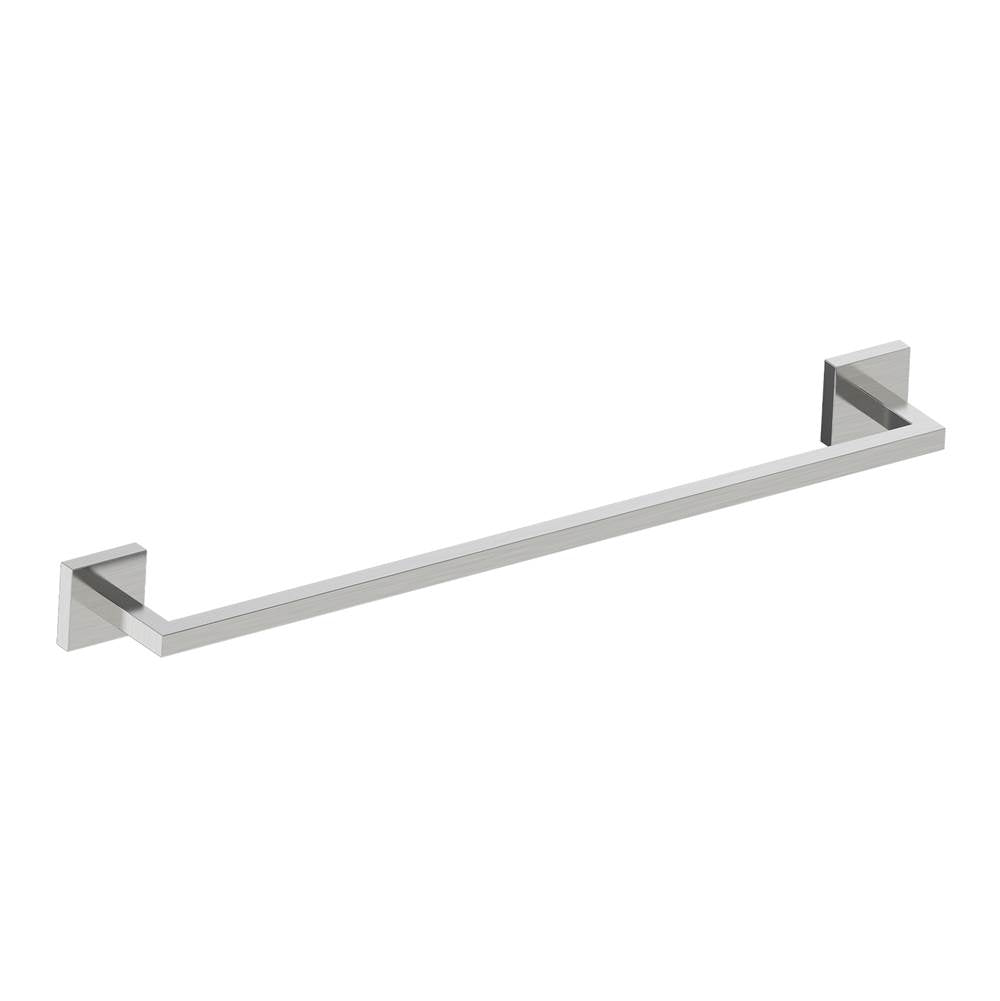 Kartners - BUILDERS - 24-inch Bathroom Towel Bar-Brushed Nickel - Brushed Nickel