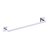 Kartners - BUILDERS - 24-inch Bathroom Towel Bar-Polished Chrome - Polished Chrome