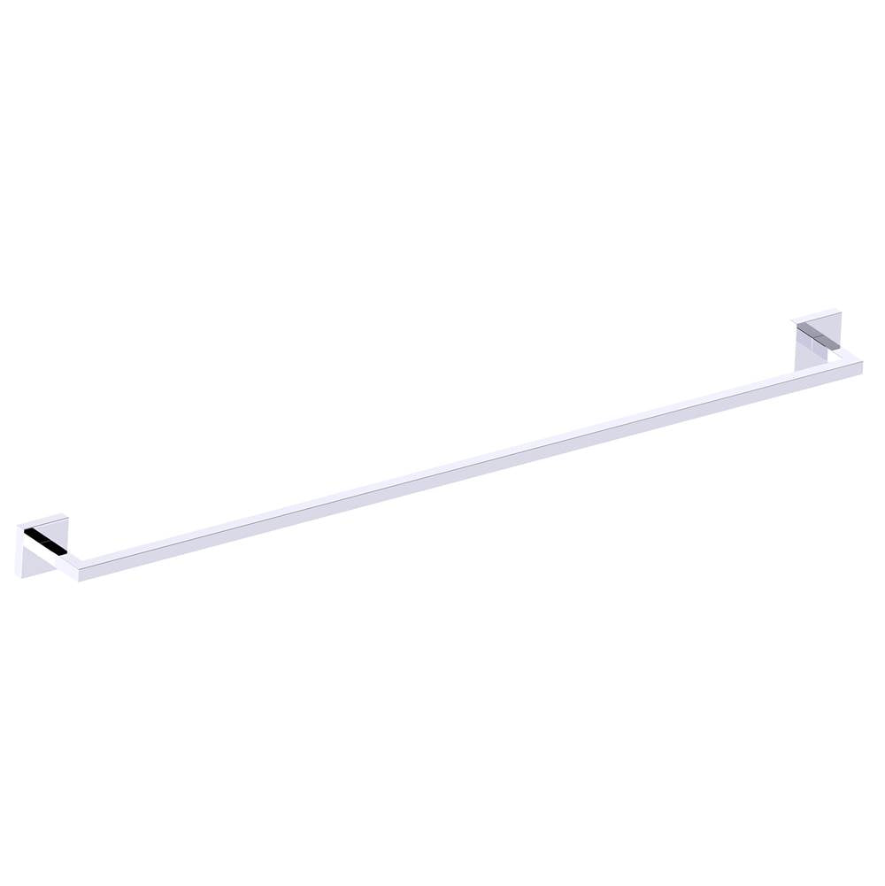 Kartners - BUILDERS - 30-inch Bathroom Towel Bar-Polished Chrome - Polished Chrome