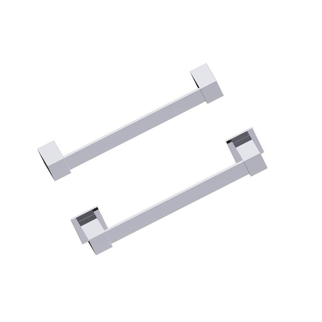Kartners - LISBON - 9-inch Bathroom Towel Bar-Polished Chrome - Polished Chrome
