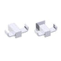 Kartners - LISBON - Double Prong Robe Hook -Polished Chrome - Polished Chrome