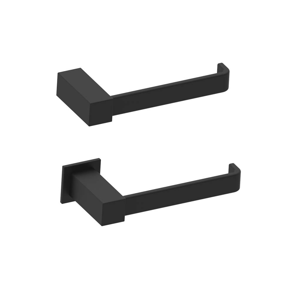 Kartners - LISBON - Toilet Paper Holder-Matte Black - Matte Black