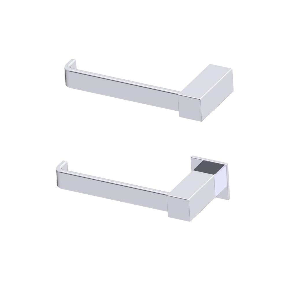 Kartners - LISBON - Toilet Paper Holder (Left)-Polished Chrome - Polished Chrome