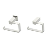 Kartners - LISBON - Drop Toilet Paper Holder (Left)-Brushed Nickel - Brushed Nickel