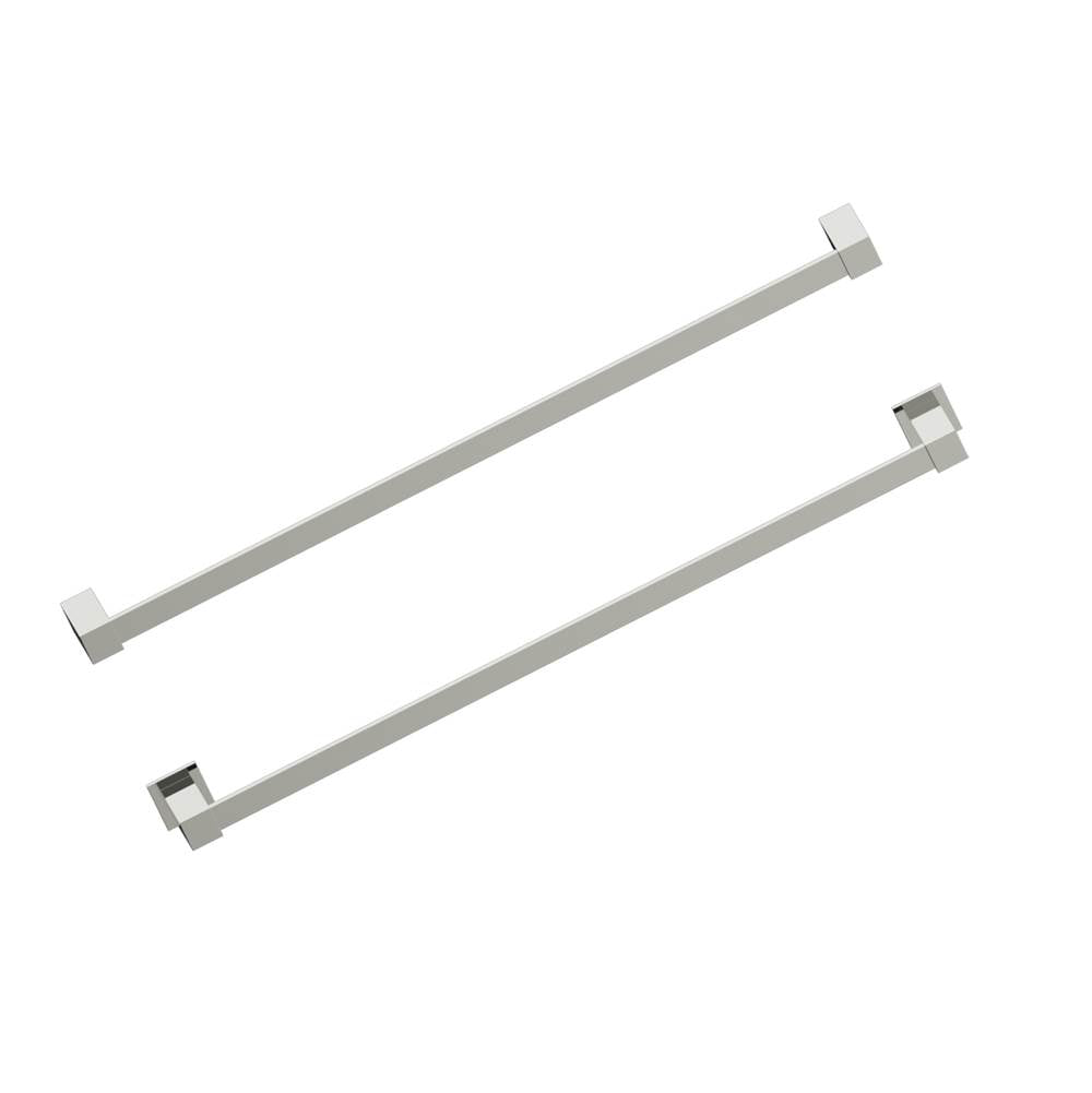 Kartners - LISBON - 24-inch Bathroom Towel Bar-Polished Nickel - Polished Nickel