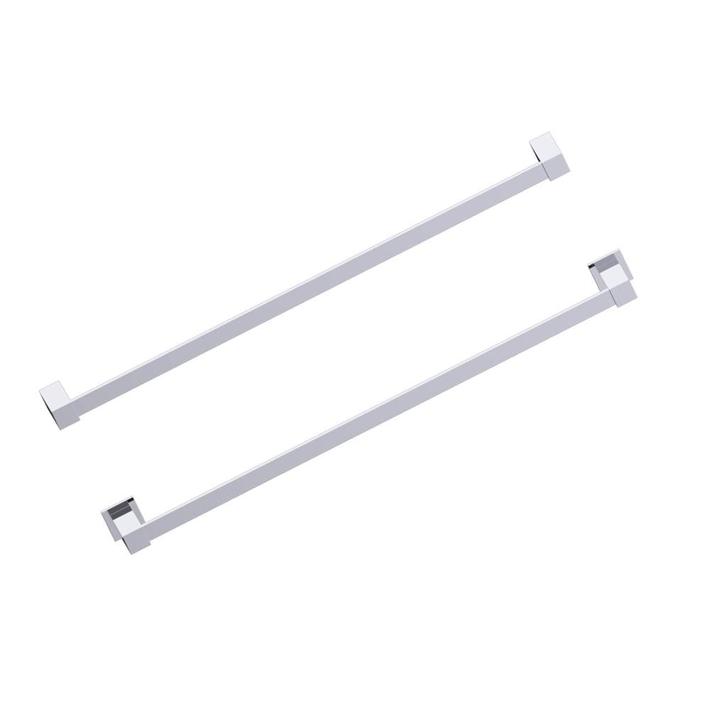 Kartners - LISBON - 24-inch Bathroom Towel Bar-Polished Chrome - Polished Chrome