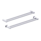 Kartners - LISBON - 24-inch Double Bathroom Towel Bar-Polished Chrome - Polished Chrome