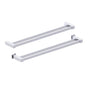 Kartners - LISBON - 24-inch Double Bathroom Towel Bar-Polished Chrome - Polished Chrome