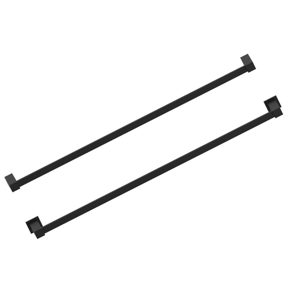 Kartners - LISBON - 30-inch Bathroom Towel Bar-Matte Black - Matte Black