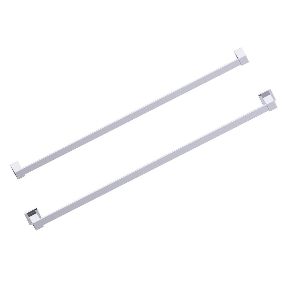 Kartners - LISBON - 30-inch Bathroom Towel Bar-Polished Chrome - Polished Chrome