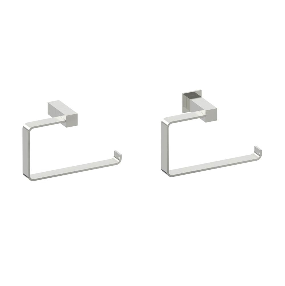 Kartners - LISBON - Towel Ring-Brushed Nickel - Brushed Nickel