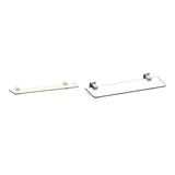 Kartners - LISBON - Glass Shelf-Polished Nickel - Polished Nickel