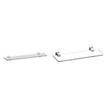Kartners - LISBON - Glass Shelf-Polished Chrome - Polished Chrome