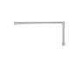 Kartners - LISBON - 6-inch x 18-inch Offset Shower Door Handle -Polished Chrome - Polished Chrome
