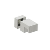 Kartners - LISBON - Single Shower Door Handle-Brushed Nickel - Brushed Nickel