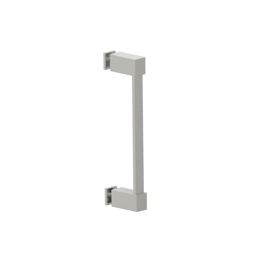 Kartners - LISBON - 8-inch Single Shower Door Handle-Brushed Nickel - Brushed Nickel
