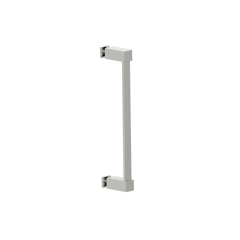 Kartners - LISBON - 12-inch Single Shower Door Handle-Polished Nickel - Polished Nickel