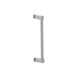 Kartners - LISBON - 12-inch Single Shower Door Handle-Brushed Nickel - Brushed Nickel