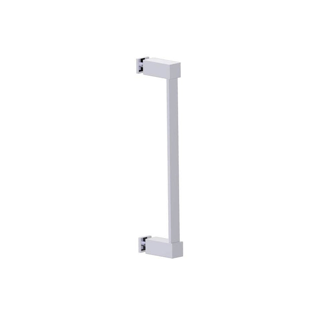 Kartners - LISBON - 12-inch Single Shower Door Handle-Polished Chrome - Polished Chrome