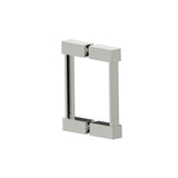 Kartners - LISBON- 6-inch Double Shower Door Handle-Polished Nickel - Polished Nickel