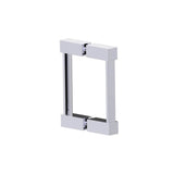 Kartners - LISBON- 6-inch Double Shower Door Handle-Polished Chrome - Polished Chrome