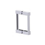 Kartners - LISBON- 6-inch Double Shower Door Handle-Polished Chrome - Polished Chrome