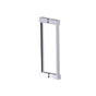Kartners - LISBON - 12-inch Double Shower Door Handle-Polished Chrome - Polished Chrome