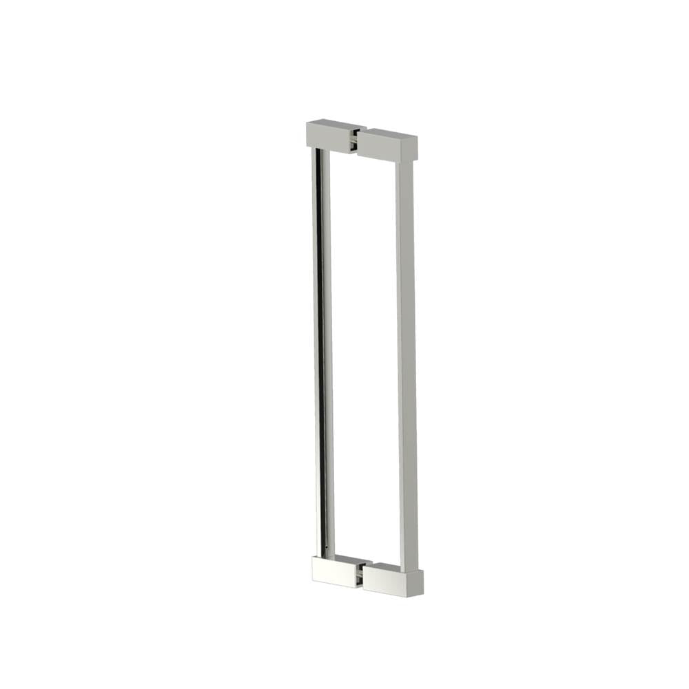 Kartners - LISBON - 18-inch Double Shower Door Handle-Polished Nickel - Polished Nickel