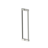 Kartners - LISBON - 18-inch Double Shower Door Handle-Brushed Nickel - Brushed Nickel