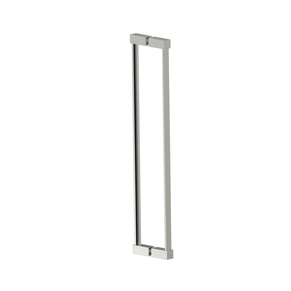 Kartners - LISBON - 24-inch Double Shower Door Handle-Brushed Nickel - Brushed Nickel