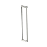 Kartners - LISBON - 24-inch Double Shower Door Handle-Brushed Nickel - Brushed Nickel