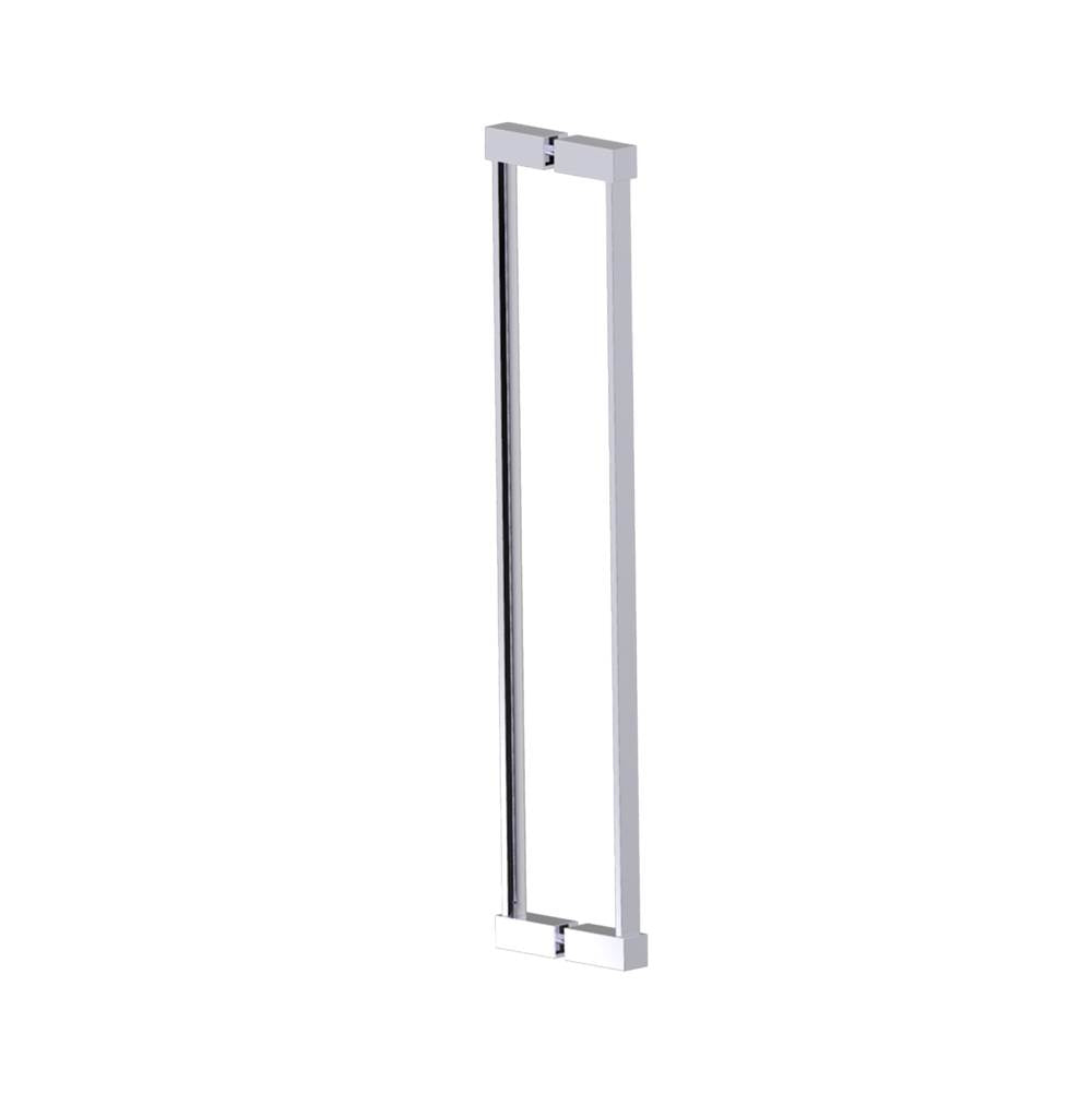 Kartners - LISBON - 24-inch Double Shower Door Handle-Polished Chrome - Polished Chrome
