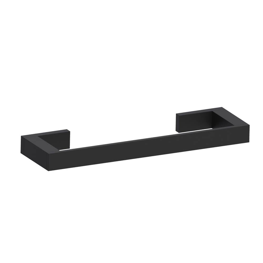 Kartners - MUNICH - 12-inch Bathroom Towel Bar-Matte Black - Matte Black
