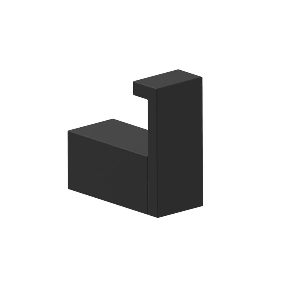 Kartners - MUNICH - Robe Hook -Matte Black - Matte Black