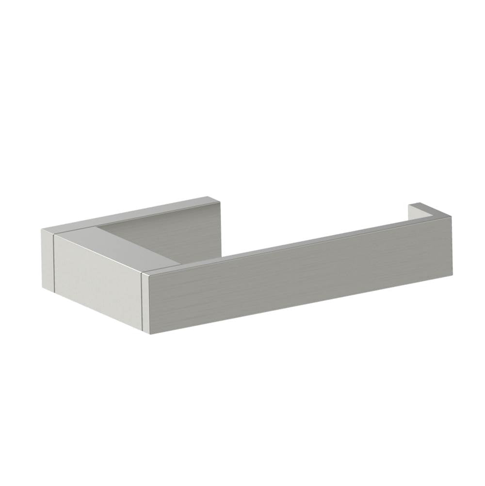 Kartners - MUNICH - Classic Toilet Paper Holder (Right)-Brushed Nickel - Brushed Nickel