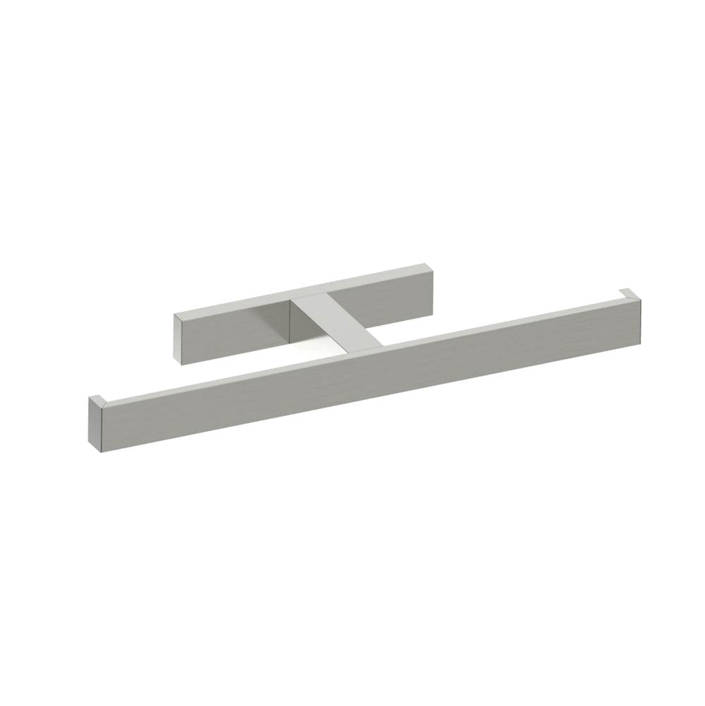 Kartners - MUNICH - Double Toilet Paper Holder-Brushed Nickel - Brushed Nickel