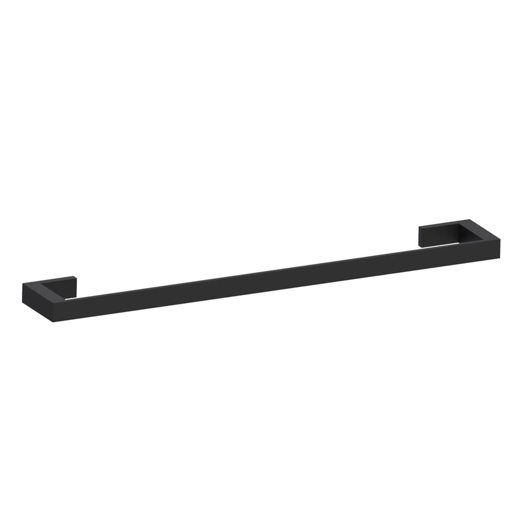 Kartners - MUNICH - 24-inch Bathroom Towel Bar-Matte Black - Matte Black