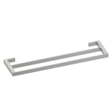 Kartners - MUNICH - 24-inch Double Bathroom Towel Bar-Brushed Nickel - Brushed Nickel