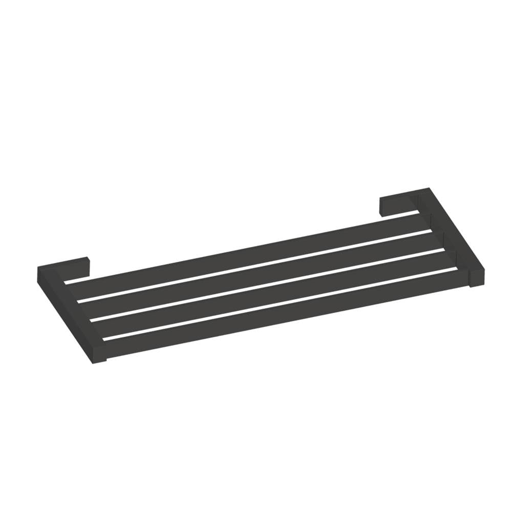 Kartners - MUNICH - 24-inch Towel Shelf-Matte Black - Matte Black