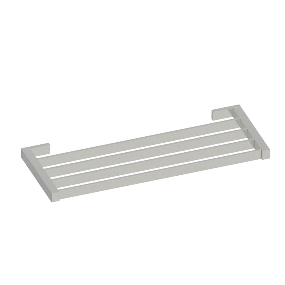 Kartners - MUNICH - 24-inch Towel Shelf-Brushed Nickel - Brushed Nickel