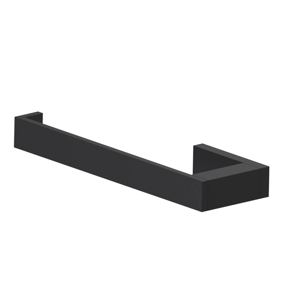 Kartners - MUNICH - Towel Ring (Left)-Matte Black - Matte Black