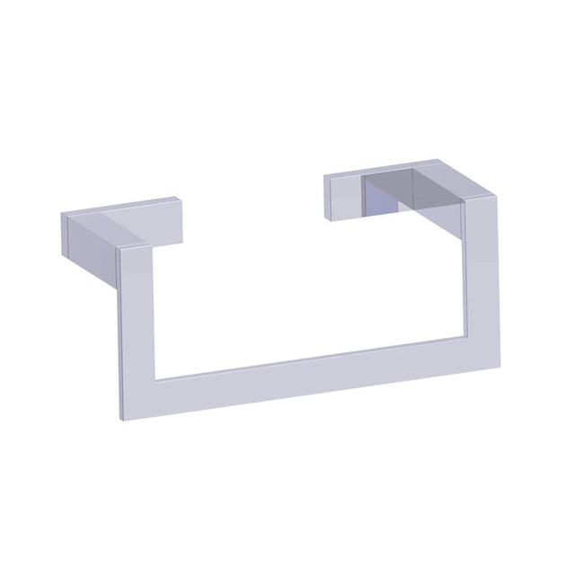 Kartners - MUNICH - Rectangular Towel Ring-Polished Chrome - Polished Chrome