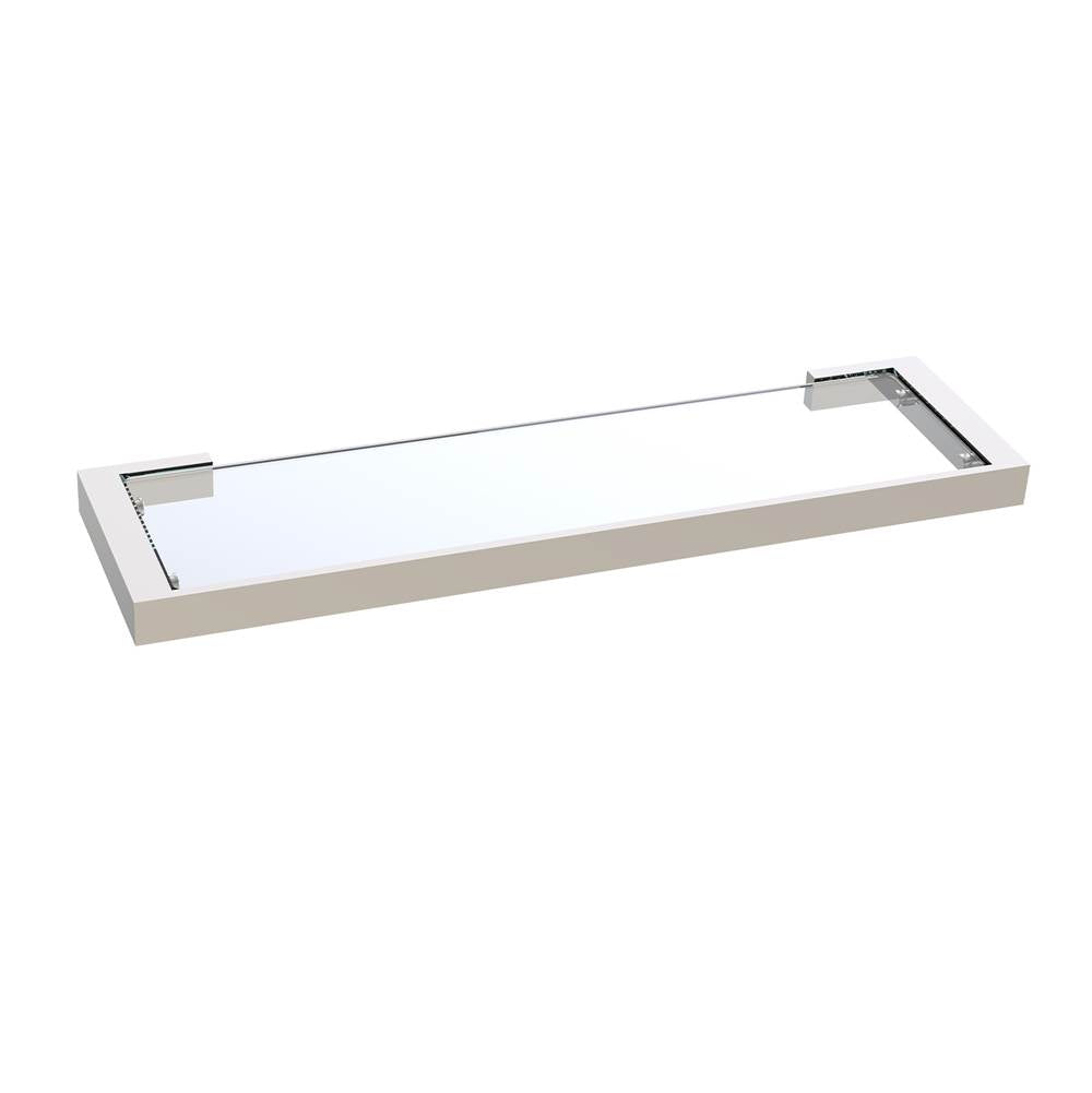 Kartners - MUNICH - Glass Shelf-Polished Nickel - Polished Nickel