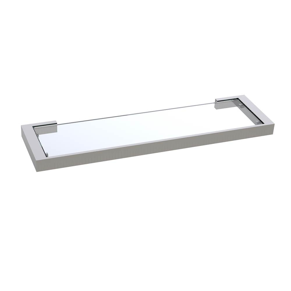Kartners - MUNICH - Glass Shelf-Brushed Nickel - Brushed Nickel