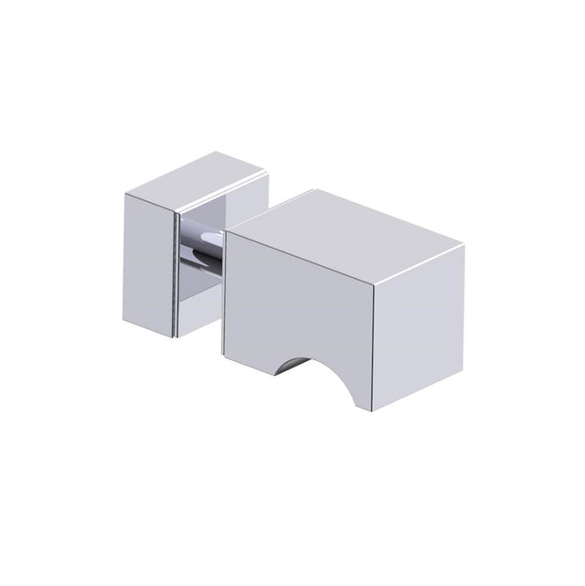 Kartners - MUNICH -Single Shower Door Handle-Polished Chrome - Polished Chrome